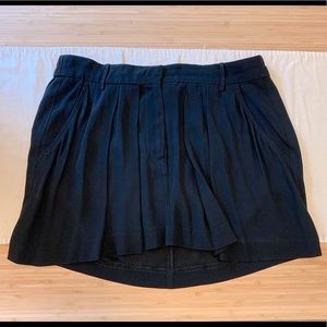 Isabel Marant Black Pleated Mini Skirt Size 40